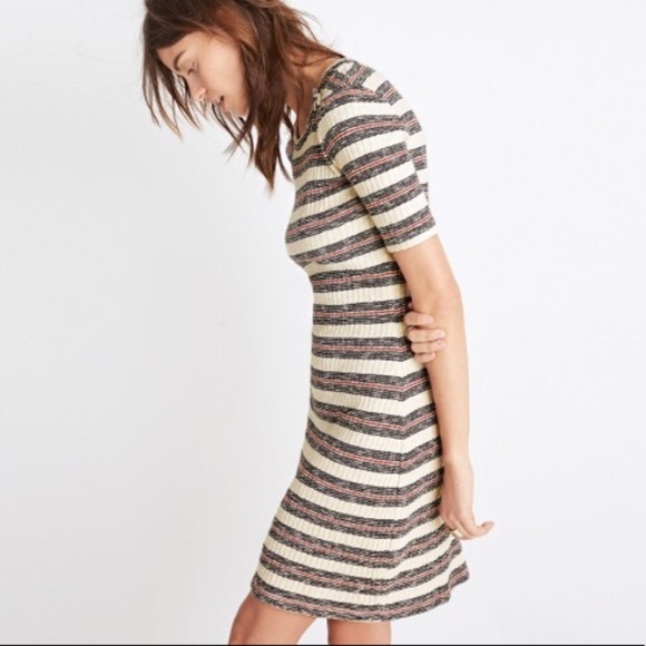 Madewell Dresses Nwt Madewell Short Sleeve Dress In Lawton Poshmark
